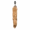 Rimba Aliuminio Plug with Faux Fox Tail - Sidabrinis &amp; Pilkas, Medium
