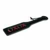 Rimba Juodas Leather Paddle XOXO - Sturdy Model with Decorative Cutout
