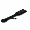 Rimba Juodas Leather Paddle XOXO - Sturdy Model with Decorative Cutout