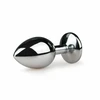 Rimba Metal Plug Sidabrinis M with Clear Crystal Accent, Aliuminio, Medium