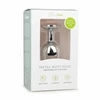 Rimba Metal Plug Sidabrinis M with Clear Crystal Accent, Aliuminio, Medium