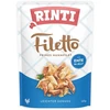 FINNERN GmbH end Co. KG Rinti Filetto šunų konservai su vištiena ir antiena 100 g, maišelyje