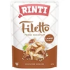 FINNERN GmbH end Co. KG Rinti Filetto šunų konservai su vištiena ir ėriena 100 g, maišelyje