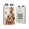 Rocco Bondage Adjustable Faux Leather Harness Juodas - Unisex Fit