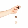 Easytoys Rosy Gold Nouveau Metal Pelvic Floor Training Balls with Pull Ring