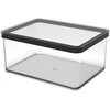 rotho Gyvūnų Maisto Indas - LOFT 2,25L Patvarus Technopolimeras Skaidrus/Juodas