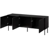Halmar Cama Meble RTV cabinet SIENA 150.5x40x60 juodas matt