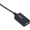 USB Prailginimo Laidas - SAVIO CL-130 10m USB 2.0-A M/F Aktyvus Juodas