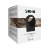 Sono By Shots Screaming O No.45 Adjustable Ring with Ball Strap, Juodas TPE