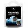 Secretplay Cosmetic Secret Play Set 2 Brazilian Balls Iceberg Effect Intense Cooling Massage Oil