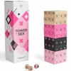 Secretplay 100 Games Secretplay Wooden Tower Game - 48-Piece Multi-Color Adult Challenge Set