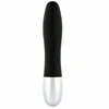 Seven Creations Discretion Compact Juodas Atsparus vandeniui Massager 11cm