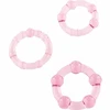 Scala Seven Creations Rožinė Silicone Support Rings Set of 3 - Adjustable Sizes