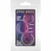 Scala Selection Seven Creations Silicone Comfort Ring Set 3pcs - Lilac, Adjustable Sizes
