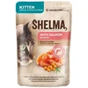 SHELMA Kitten with lašiša and kalakutiena in sauce – šlapias kačių maistas – 4x85g