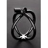Steel By Shots Shots Criss Cross Stainless Steel Hand Restraint with Padlock