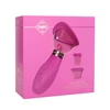 Pumped By Shots Shots Delightful Rechargeable Intimate Pump Set Rožinė Silicone