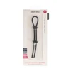 SHOTS Double Stretch Booster Adjustable Silicone Ring Juodas