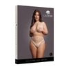 Shots Duo Net Keyhole Crop Top &amp; High-Waisted Set Queen Size XL-4XL