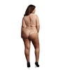 Shots Duo Net Keyhole Crop Top &amp; High-Waisted Set Queen Size XL-4XL