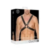 Ouch By Shots Shots Leather Chest Harness Adjustable Large Buckle One Size Juodas