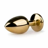 Sinner Gear Aliuminio Plug with Crystal Accent - Medium, Sidabrinis