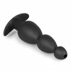 Sinner Gear Hollow Silicone Juodas Plug - Anatomical Design, Large