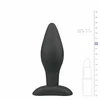 Sinner Gear Large Silicone Plug Juodas - Secure Wide-Base Anal Model