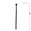 Sinner Gear Silicone Intimate Dilator - Juodas, Flexible Ribbed Design