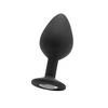Ouch By Shots Sinner Gear Silicone Intimate Plug Large with Decorative Crystal Base