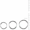 Sinner Gear Steel Intimate Ring Set - 3 Sizes, Sidabrinis, Anatomical Design