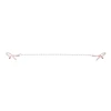 Sportsheets S&amp;M Peaches n' CreaMe Pearl Nipple Clamps Rose Gold Adjustable