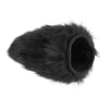 Sportsheets Spiked Sensory Mitt - Juodas, Faux Fur, Universal Fit