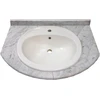 Stalviršis granito su praustuvu C0000812