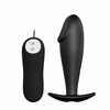 Pretty Love Svakom Primo Silicone Vibrating Plug with Wireless Remote, Juodas, Small