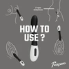 Teazers G-Spot Intimate Device Juodas 30-Speed Soft Silicone USB