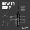 Teazers Thrusting Silicone Intimate Machine with Suction Cup Juodas 23cm