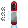 Pumped By Shots TechnoThrust Automatic Intimate Vacuum Pump Metallic Raudona Atsparus vandeniui