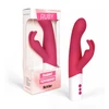 Ticklervibes Tickler Ruby Rabbit Intimate Device Magenta Silicone 225mm Dual Motor