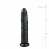 ToyJoy RealRock Intimate Device Juodas 28.5 cm Flexible Surface