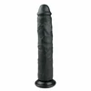 ToyJoy RealRock Intimate Device Juodas 28.5 cm Flexible Surface