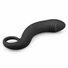 TOYZ4LOVERS Silicone Juodas Anal Massager Curved Prostate Model