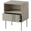Cama Meble Bedside table 2 pcs. TRESSE 44x40x53 cashmere matt