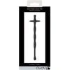 Ouch By Shots Triune Silicone Urethral Dilator Flexible 8 mm Body-Safe Juodas
