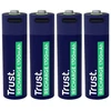 TRUST LI-ION AA 1.5V 1700MAH USB-C Įkraunama Baterija 4 vnt.