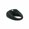 Vivid Silicone Intimate Ring with Removable Bullet Vibrator Juodas