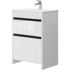 Vonios kambario spintelė su praustuvu DETMOLD DT-60 balta