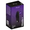 We-Vibe Moxie+ Satin Juodas - Discreet Wearable Intimate Device, USB