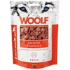 Gyvūnų Užkandis - WOOLF Lašišos Gabaliukai 100g Be Glitimo Aukštos Baltyminės Vertės
