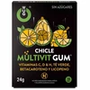 Wugum WUG Multivit Gum - Sugar-Free Chewing Gum with Multivitamins &amp; Žalias Tea 10 pcs